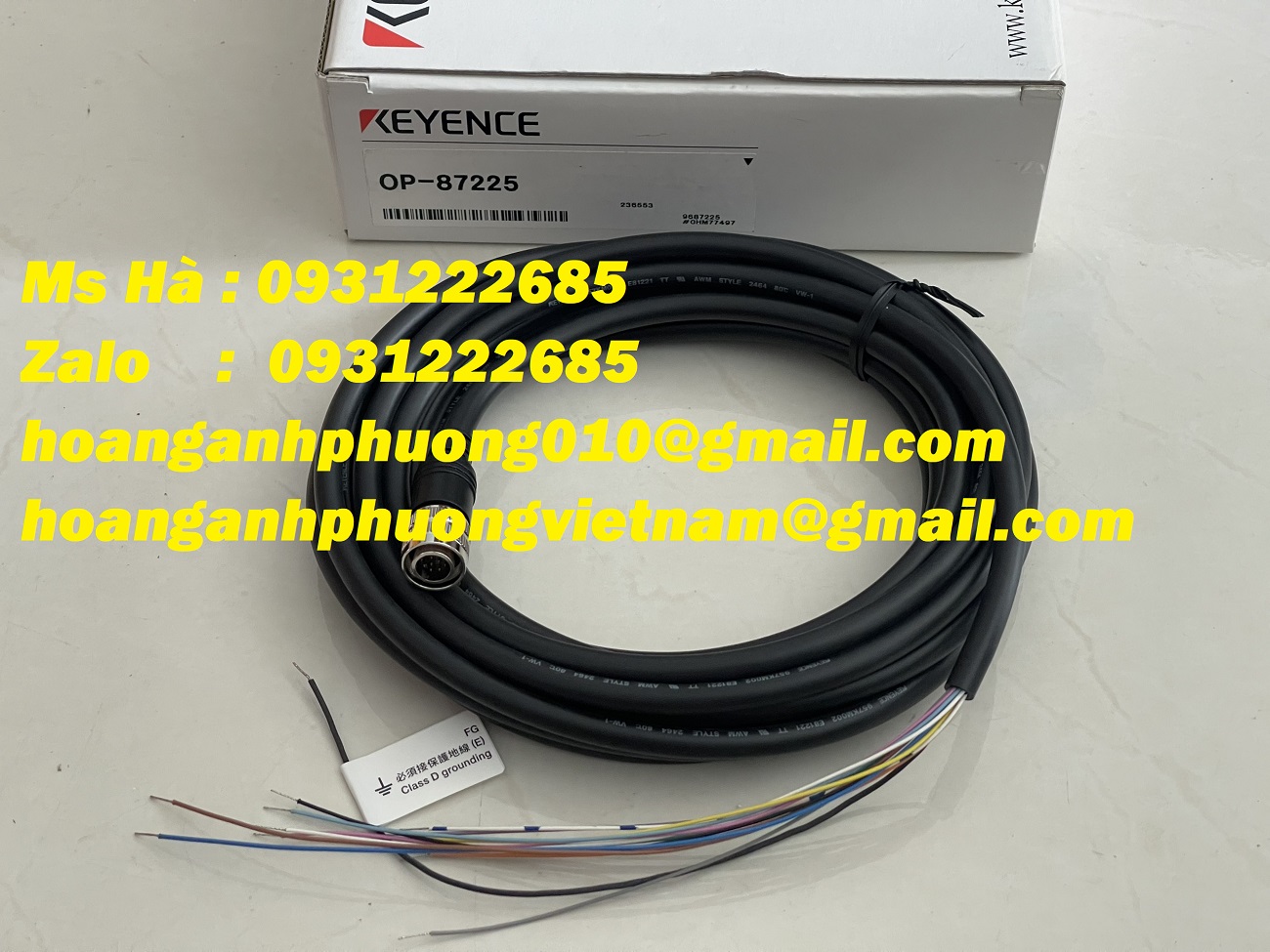 Keyence cáp điều khiển OP-87225 hàng nhập chính hãng